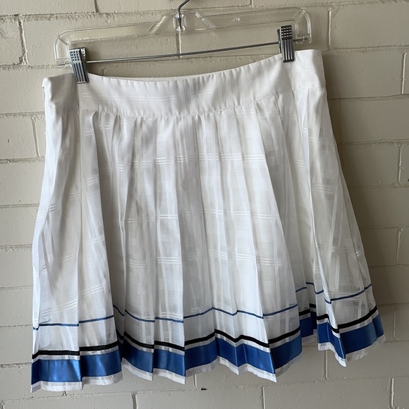 Anthropologie Mare stripe tennis pleated skirt - Picture 4 of 6